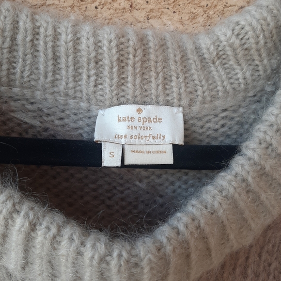 Kate Spade Deco Rose Mohair Small Sweater - Picture 5 of 7